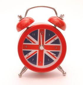 Union jack mini alarm clock