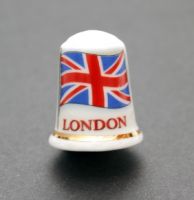 Union jack London thimble