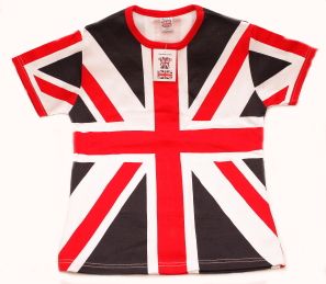 Union jack skinny fit ladies t-shirt